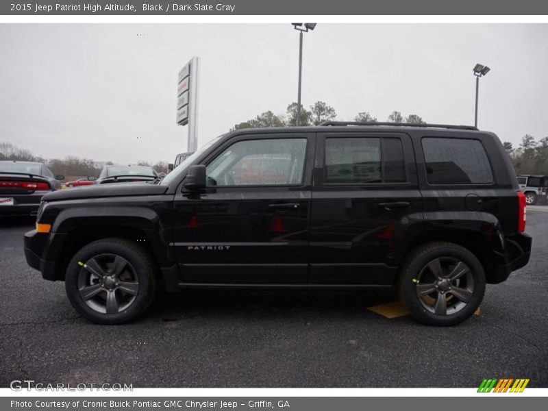 Black / Dark Slate Gray 2015 Jeep Patriot High Altitude