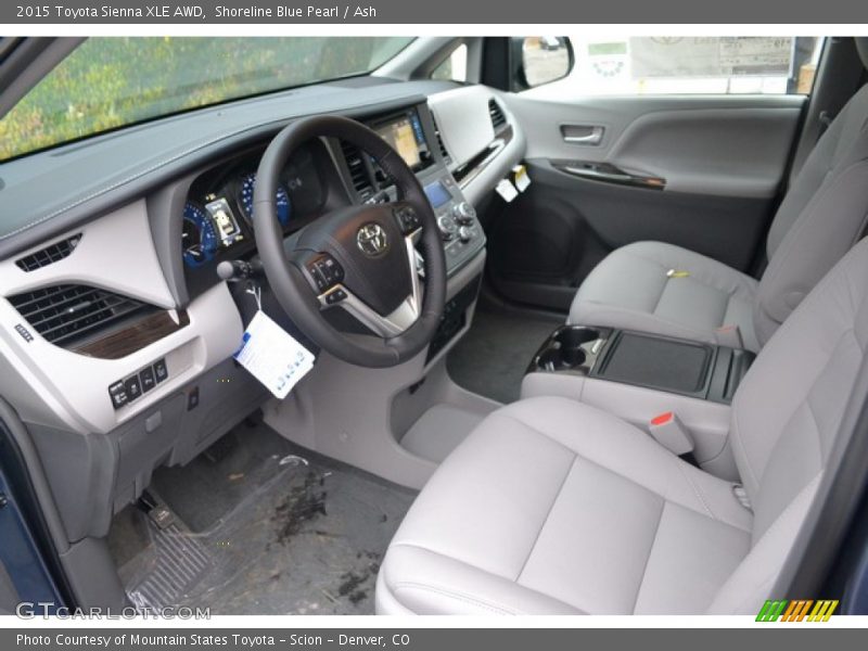 Ash Interior - 2015 Sienna XLE AWD 