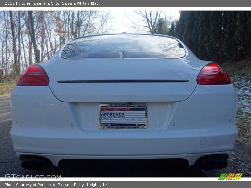 Carrara White / Black 2013 Porsche Panamera GTS