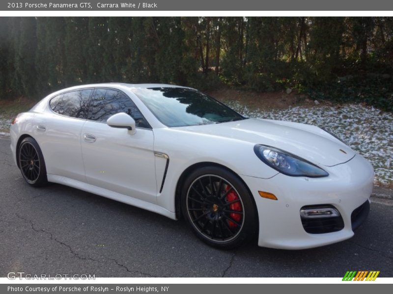 Carrara White / Black 2013 Porsche Panamera GTS