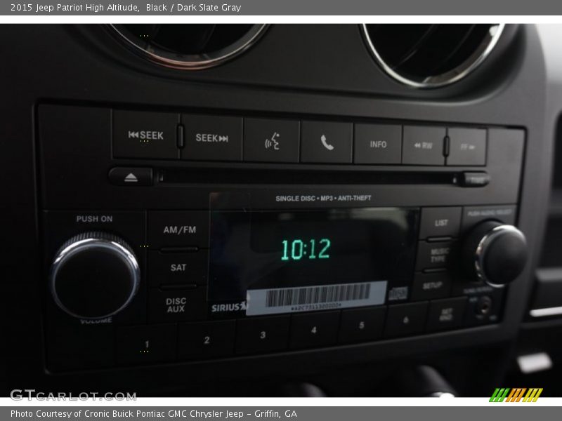 Black / Dark Slate Gray 2015 Jeep Patriot High Altitude