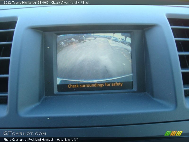 Classic Silver Metallic / Black 2012 Toyota Highlander SE 4WD