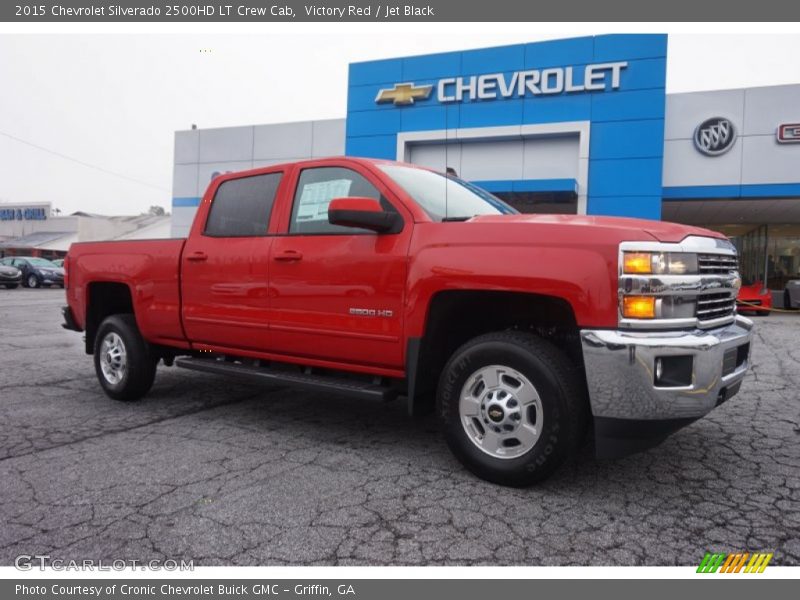 Victory Red / Jet Black 2015 Chevrolet Silverado 2500HD LT Crew Cab