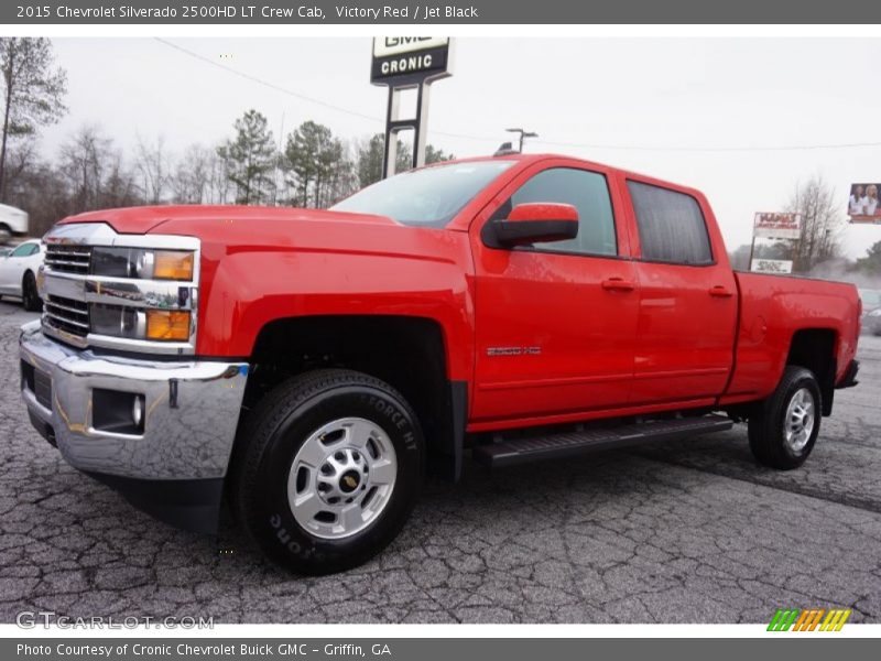 Victory Red / Jet Black 2015 Chevrolet Silverado 2500HD LT Crew Cab