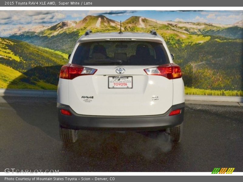 Super White / Latte 2015 Toyota RAV4 XLE AWD