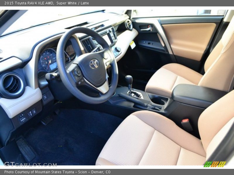 Super White / Latte 2015 Toyota RAV4 XLE AWD