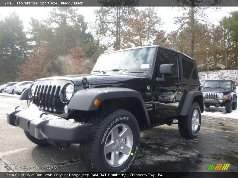 Black / Black 2015 Jeep Wrangler Sport 4x4