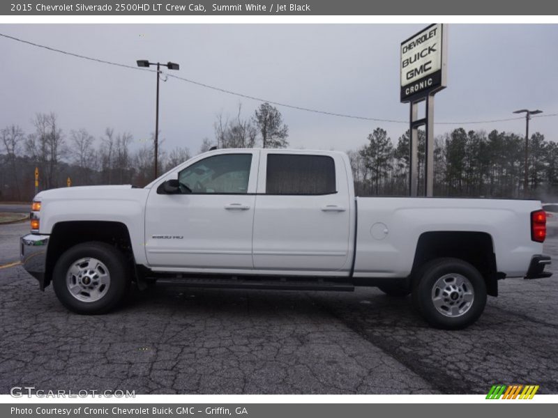 Summit White / Jet Black 2015 Chevrolet Silverado 2500HD LT Crew Cab