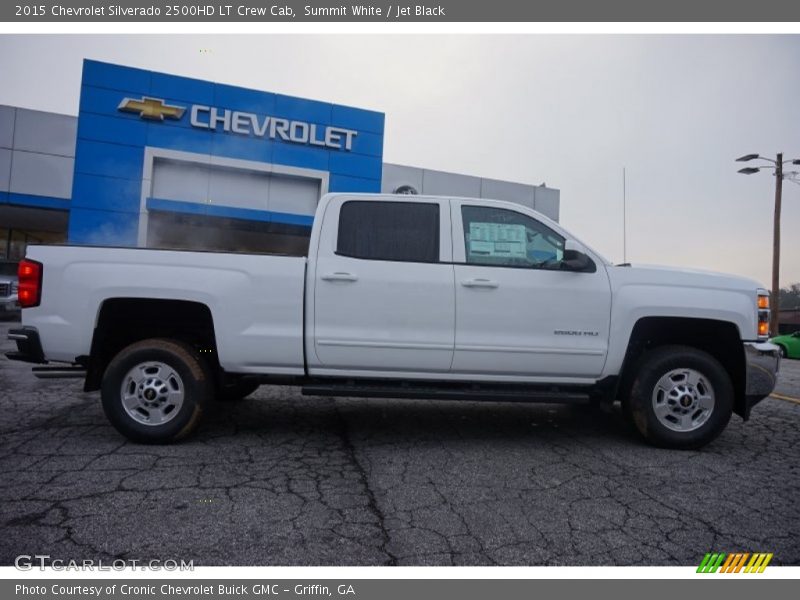 Summit White / Jet Black 2015 Chevrolet Silverado 2500HD LT Crew Cab
