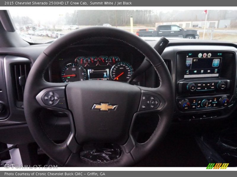 Summit White / Jet Black 2015 Chevrolet Silverado 2500HD LT Crew Cab