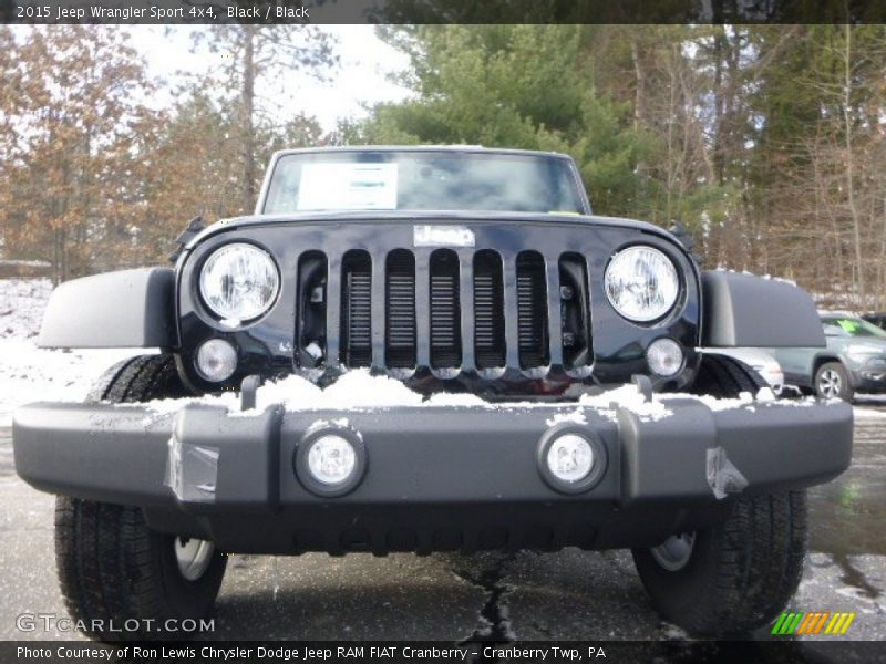 Black / Black 2015 Jeep Wrangler Sport 4x4