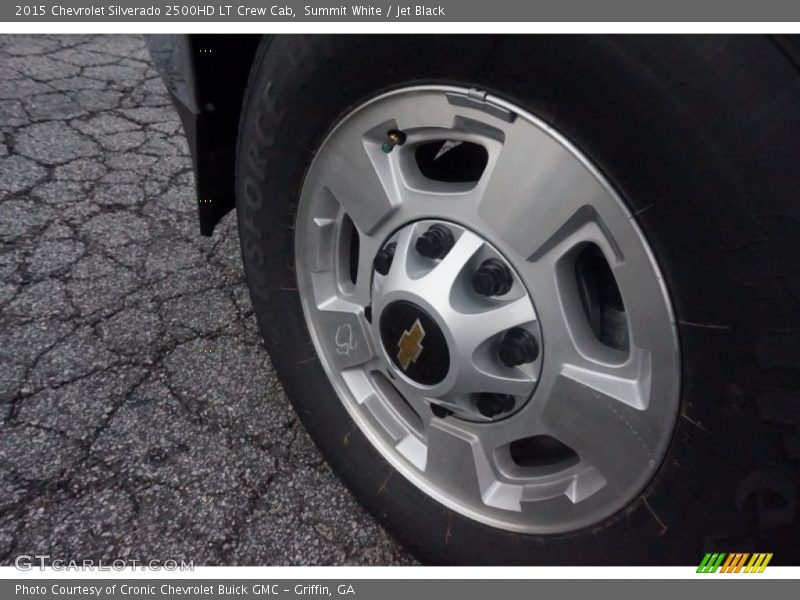 Summit White / Jet Black 2015 Chevrolet Silverado 2500HD LT Crew Cab
