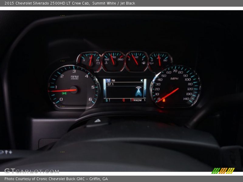 Summit White / Jet Black 2015 Chevrolet Silverado 2500HD LT Crew Cab