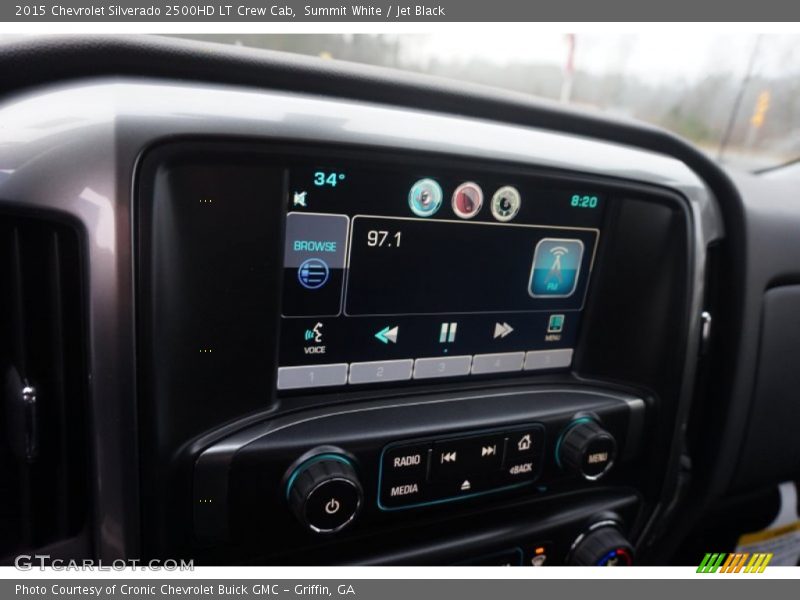 Summit White / Jet Black 2015 Chevrolet Silverado 2500HD LT Crew Cab