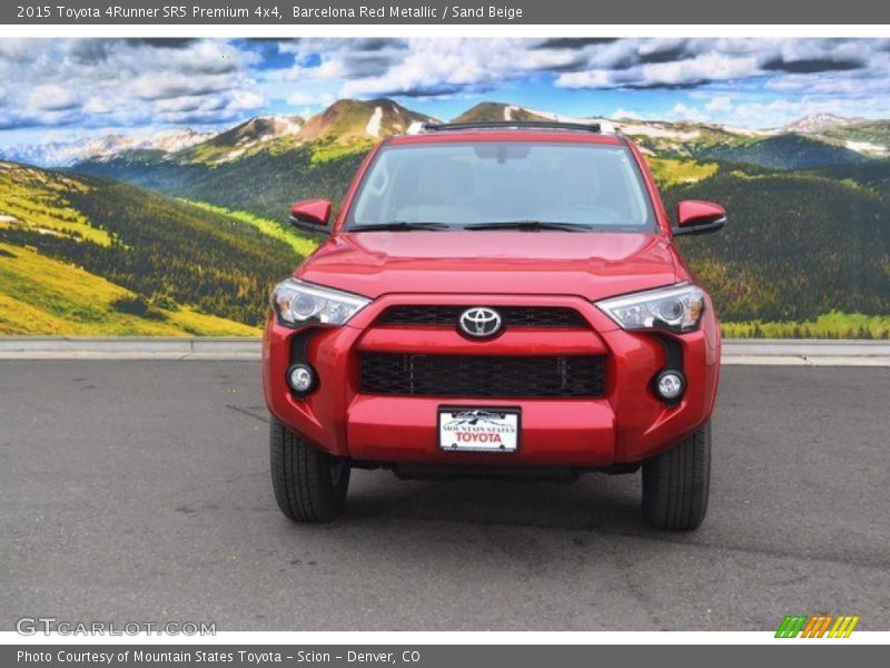 Barcelona Red Metallic / Sand Beige 2015 Toyota 4Runner SR5 Premium 4x4