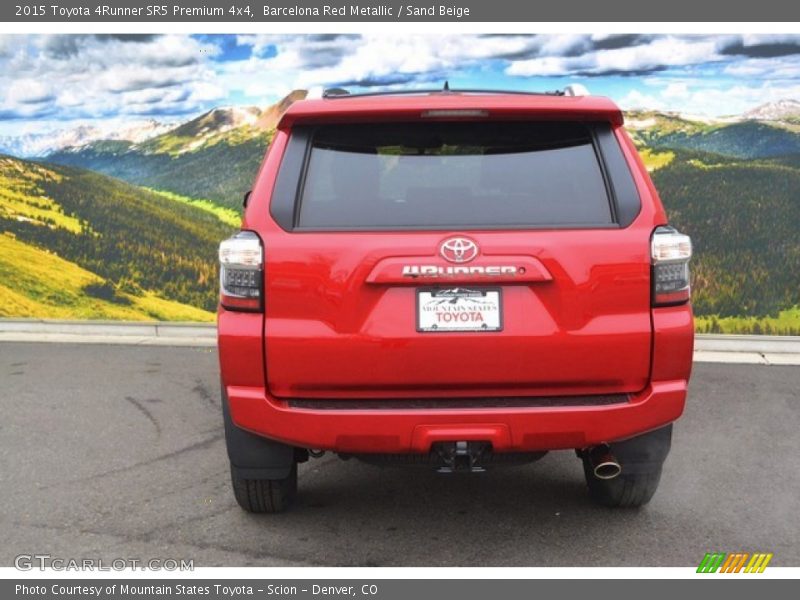 Barcelona Red Metallic / Sand Beige 2015 Toyota 4Runner SR5 Premium 4x4