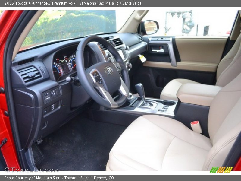 Barcelona Red Metallic / Sand Beige 2015 Toyota 4Runner SR5 Premium 4x4