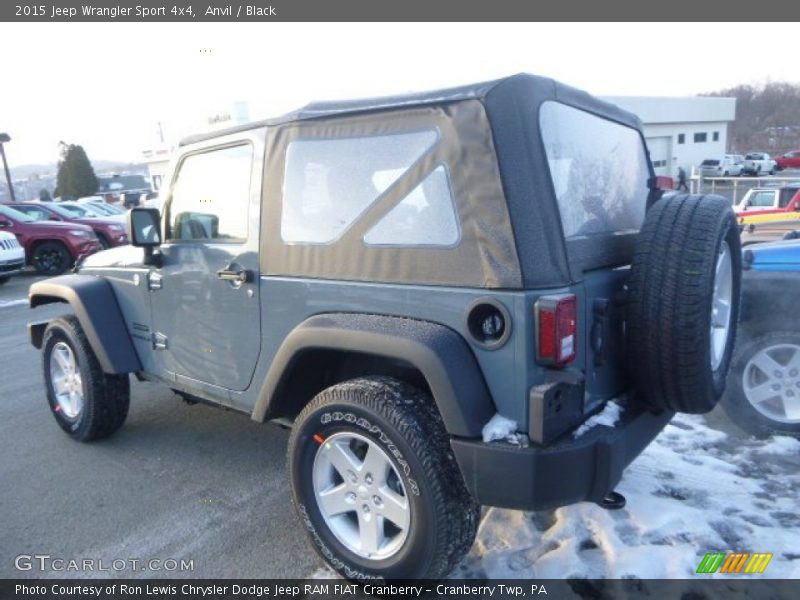 Anvil / Black 2015 Jeep Wrangler Sport 4x4