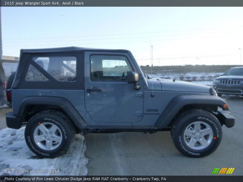 Anvil / Black 2015 Jeep Wrangler Sport 4x4
