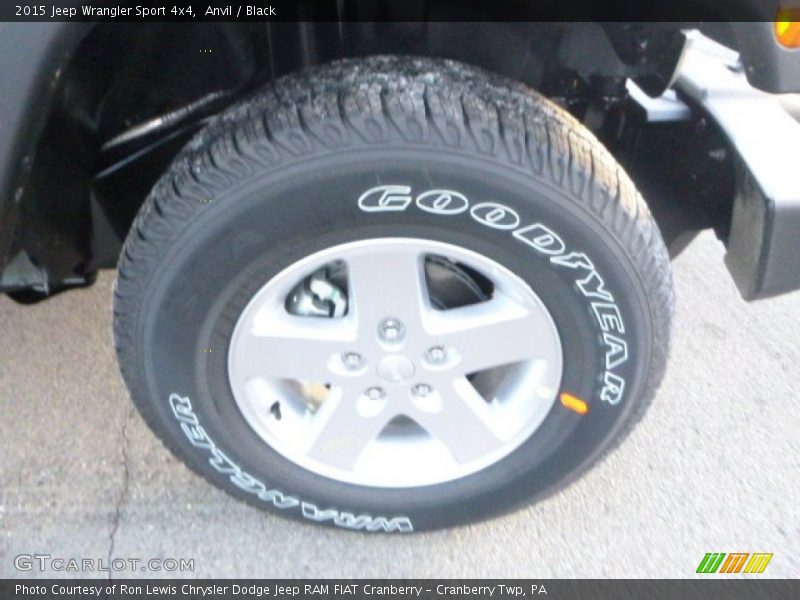 Anvil / Black 2015 Jeep Wrangler Sport 4x4