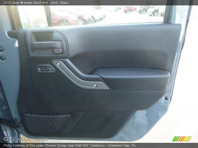 Anvil / Black 2015 Jeep Wrangler Sport 4x4