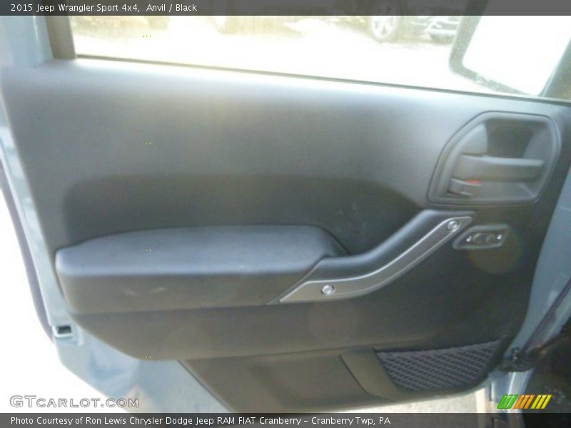Anvil / Black 2015 Jeep Wrangler Sport 4x4