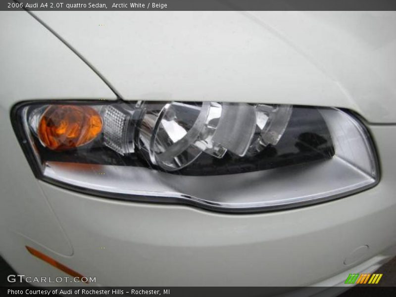 Arctic White / Beige 2006 Audi A4 2.0T quattro Sedan