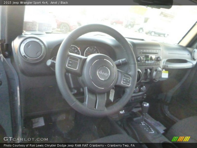 Anvil / Black 2015 Jeep Wrangler Sport 4x4