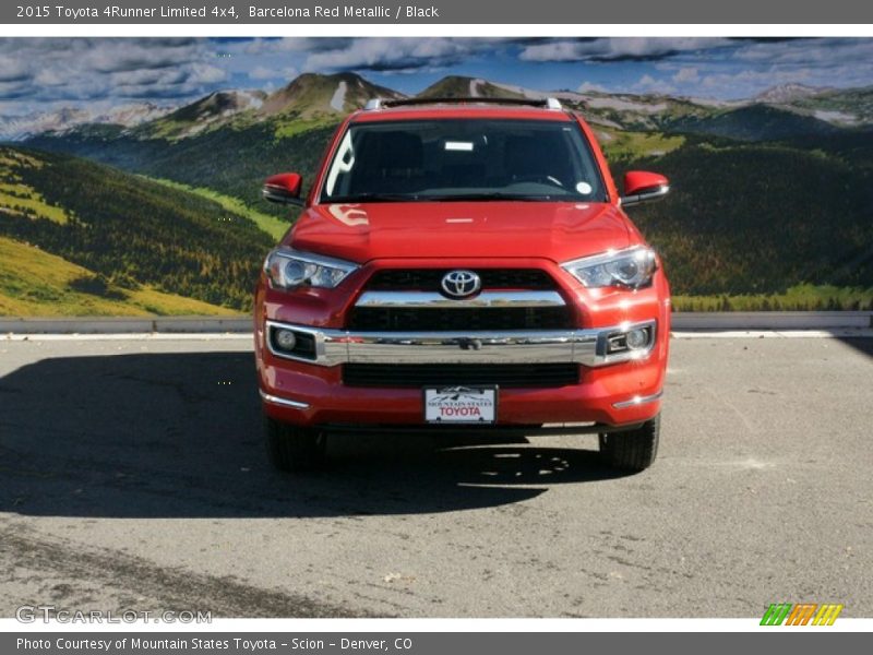 Barcelona Red Metallic / Black 2015 Toyota 4Runner Limited 4x4
