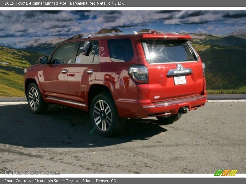 Barcelona Red Metallic / Black 2015 Toyota 4Runner Limited 4x4
