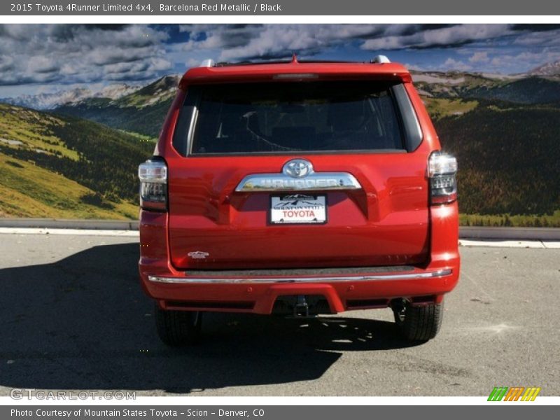 Barcelona Red Metallic / Black 2015 Toyota 4Runner Limited 4x4
