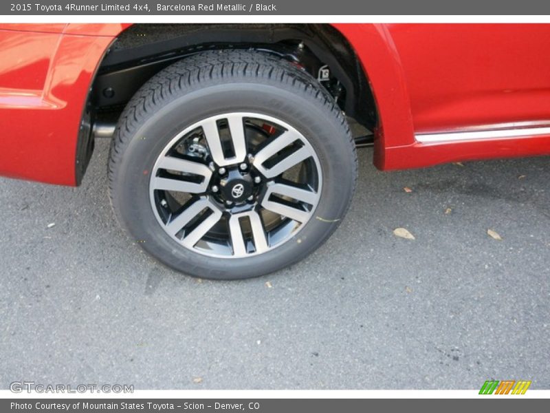 Barcelona Red Metallic / Black 2015 Toyota 4Runner Limited 4x4