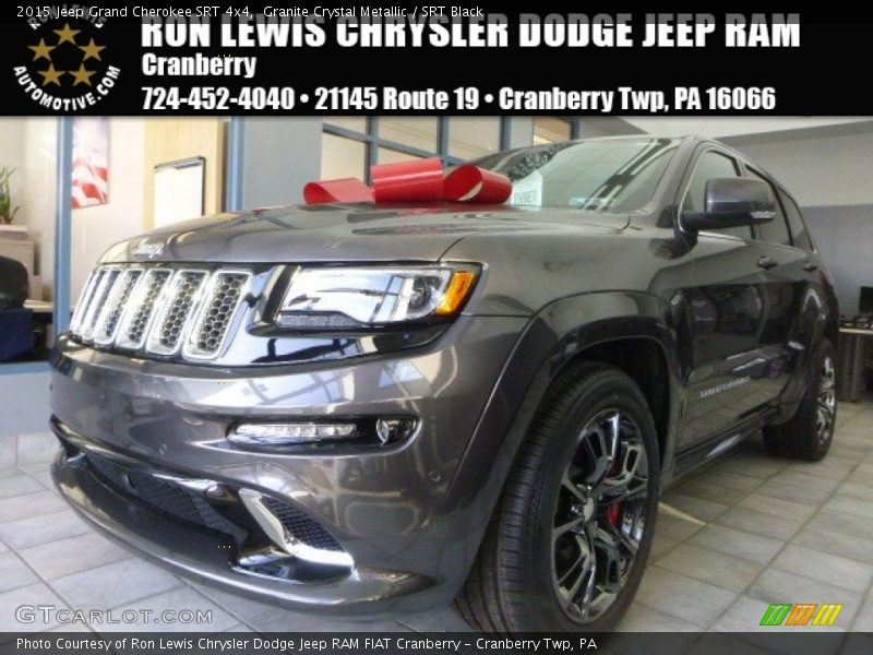 Granite Crystal Metallic / SRT Black 2015 Jeep Grand Cherokee SRT 4x4