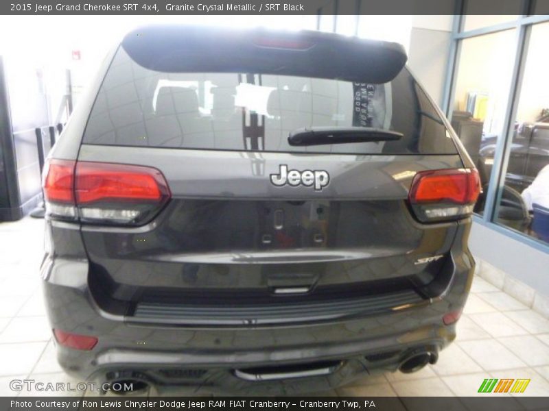 Granite Crystal Metallic / SRT Black 2015 Jeep Grand Cherokee SRT 4x4