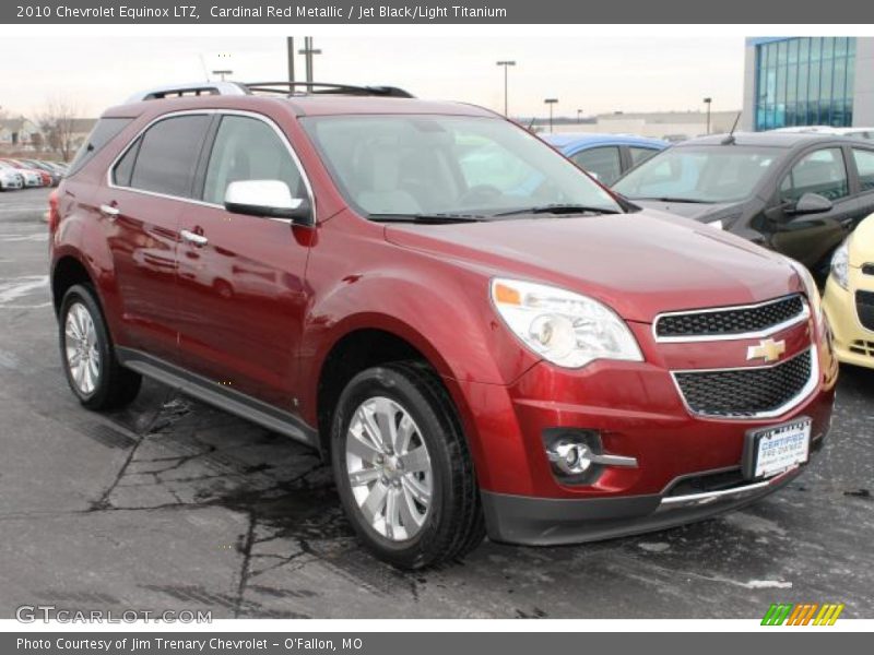 Cardinal Red Metallic / Jet Black/Light Titanium 2010 Chevrolet Equinox LTZ