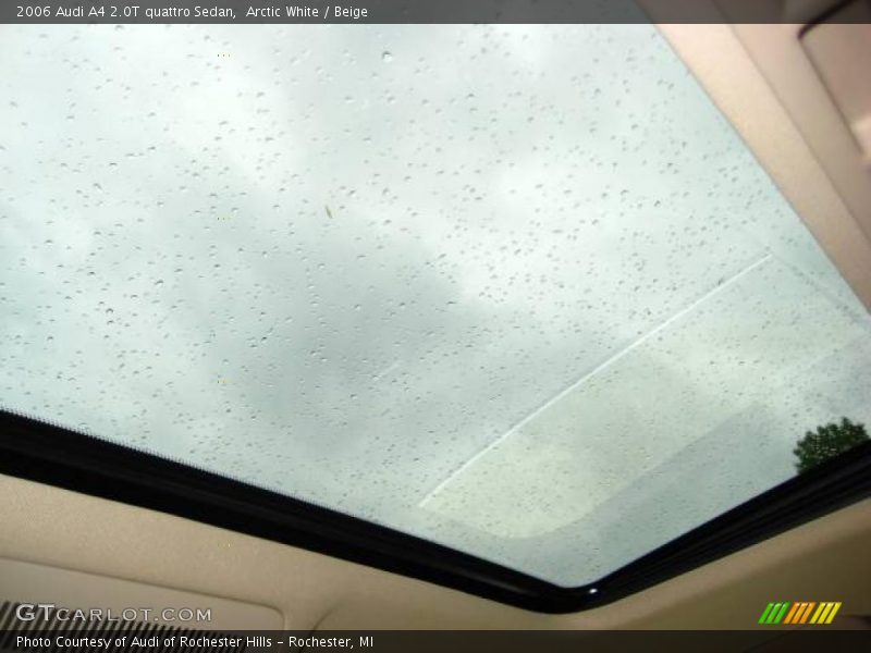 Arctic White / Beige 2006 Audi A4 2.0T quattro Sedan