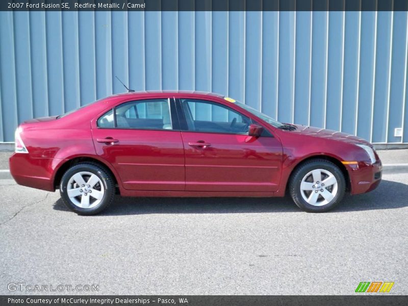 Redfire Metallic / Camel 2007 Ford Fusion SE