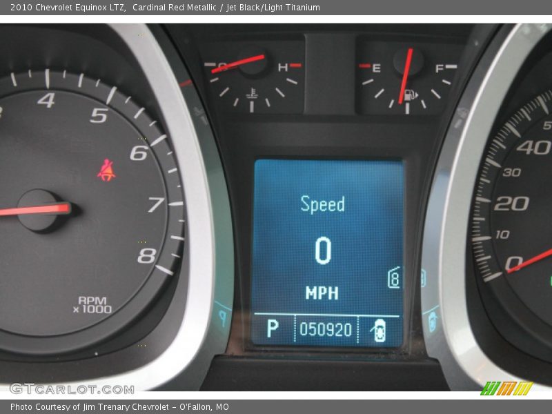Cardinal Red Metallic / Jet Black/Light Titanium 2010 Chevrolet Equinox LTZ