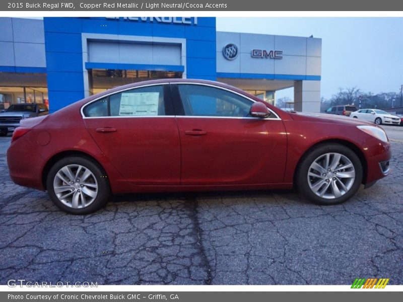 Copper Red Metallic / Light Neutral/Cocoa Accents 2015 Buick Regal FWD