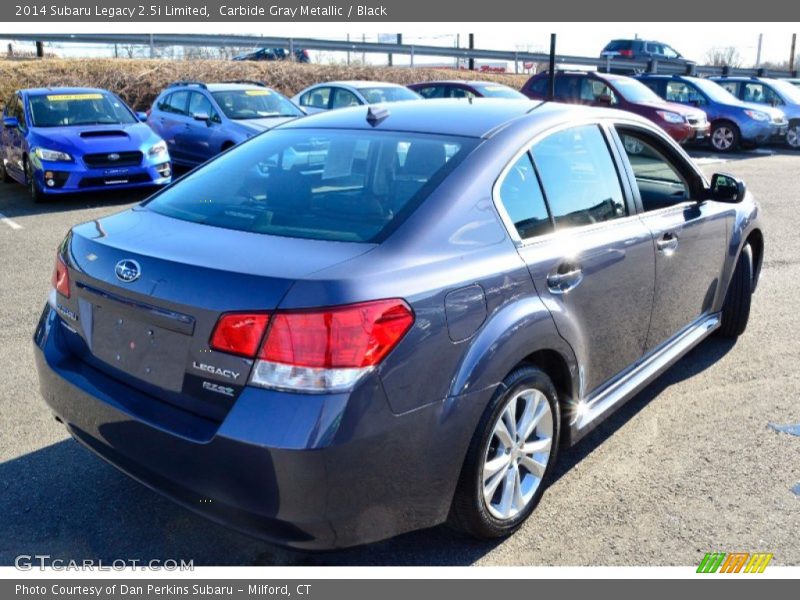 Carbide Gray Metallic / Black 2014 Subaru Legacy 2.5i Limited