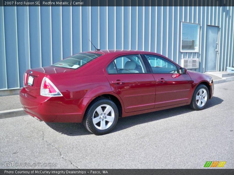 Redfire Metallic / Camel 2007 Ford Fusion SE