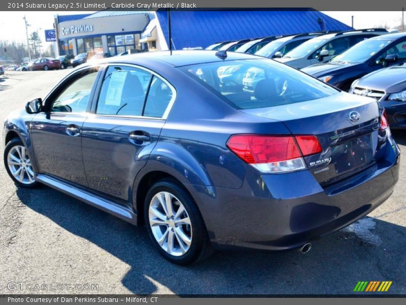 Carbide Gray Metallic / Black 2014 Subaru Legacy 2.5i Limited