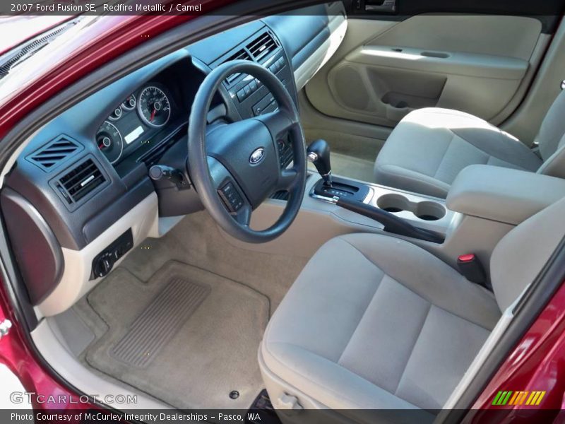 Redfire Metallic / Camel 2007 Ford Fusion SE