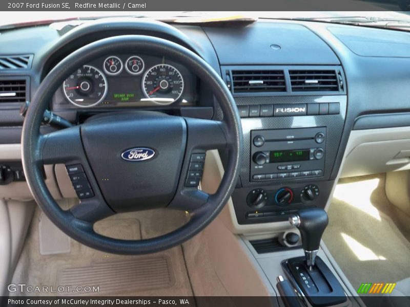 Redfire Metallic / Camel 2007 Ford Fusion SE