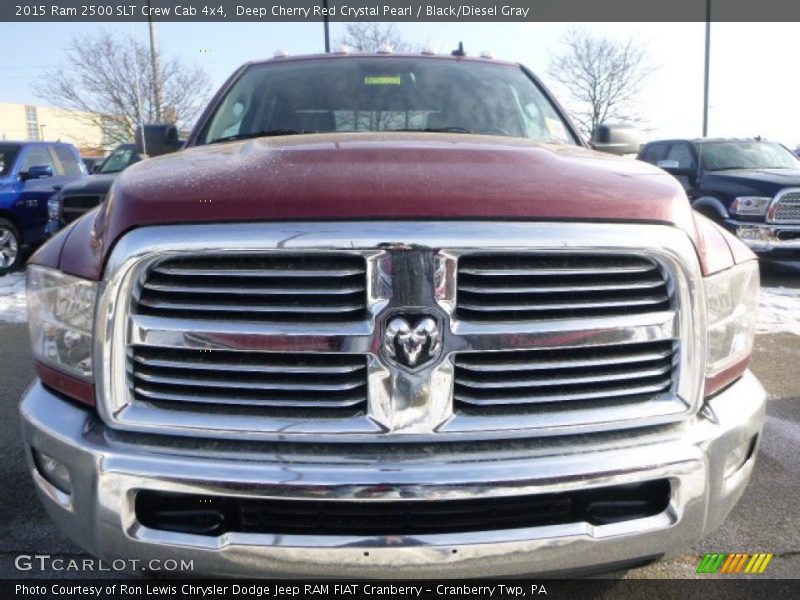 Deep Cherry Red Crystal Pearl / Black/Diesel Gray 2015 Ram 2500 SLT Crew Cab 4x4