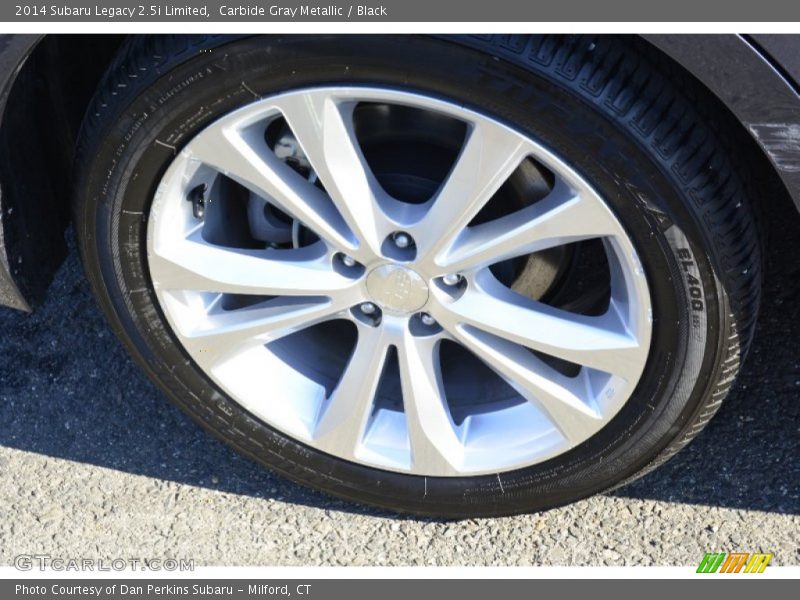 Carbide Gray Metallic / Black 2014 Subaru Legacy 2.5i Limited
