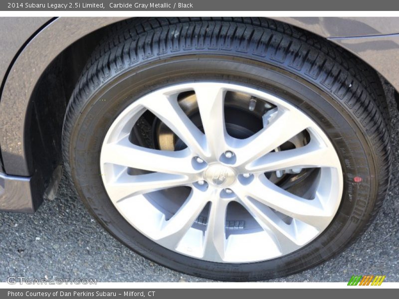 Carbide Gray Metallic / Black 2014 Subaru Legacy 2.5i Limited