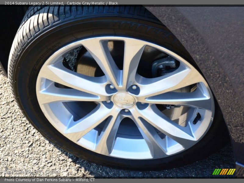 Carbide Gray Metallic / Black 2014 Subaru Legacy 2.5i Limited