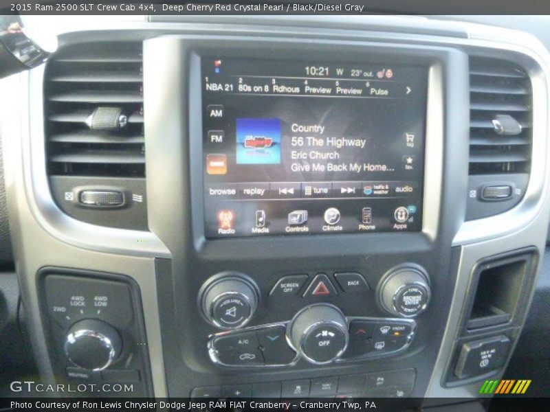 Deep Cherry Red Crystal Pearl / Black/Diesel Gray 2015 Ram 2500 SLT Crew Cab 4x4