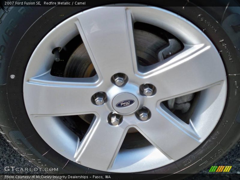 Redfire Metallic / Camel 2007 Ford Fusion SE